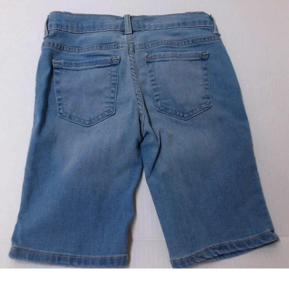 The Childrens Place Girls Denim Skimmer Pants Cropped Jeans Size 6X/7 #26298